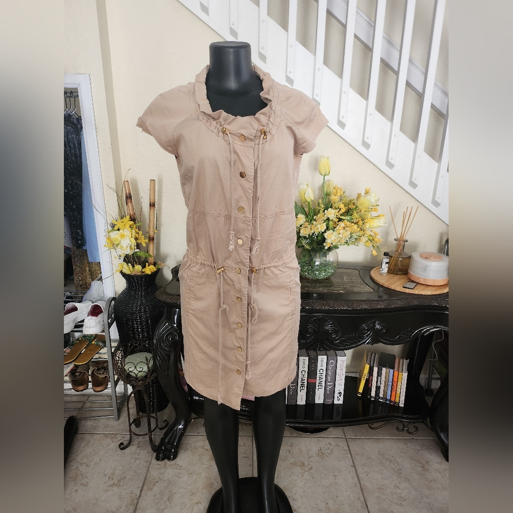 Tory Burch Pepper Shirt Safari dress size 4